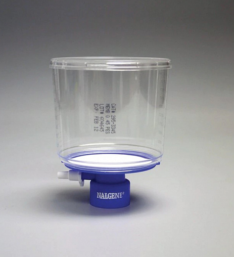 Фильтр Bottle Top, полиэфирсульфон, 0,2 мкм, d 75 мм, 500 мл, d шеи 45 мм, стерильный, Rapid-Flow, 12 шт. Фото 2