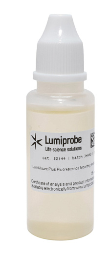 Среда монтирующая для фиксации флуоресцентных препаратов на стекле LumiMount Plus, 15 мл, Lumiprobe, Россия