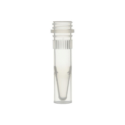 Пробирки 1,5 мл, резьбовые, свободностоящие, без крышки, нестерильные, 1000 шт/уп.