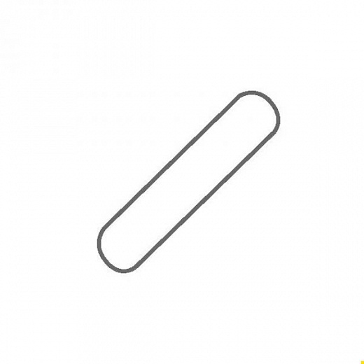 Магнитный перемешивающий элемент, стекло, овальный, 50х8 мм, Ikaflon glass 50, 1 шт.