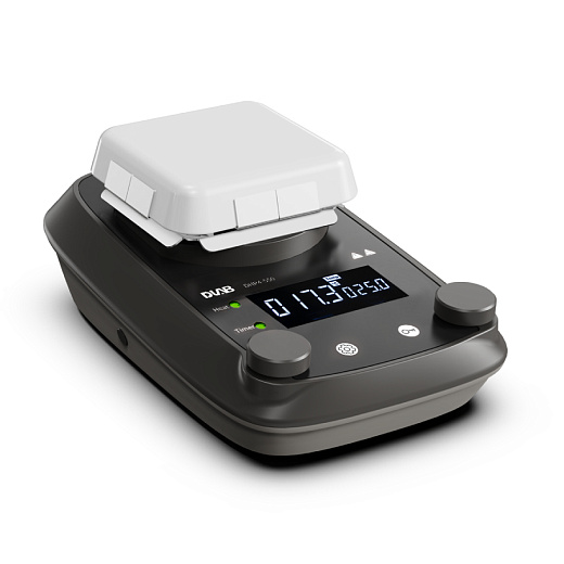 Мешалка магнитная, объём по воде 10 л, платформа 100×100 мм, нагрев до 550 °С, 50-1500 об/мин, DHP4-550, DLab, Китай