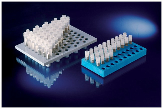 Штатив для криопробирок на 40 шт (4 ряда х10 мест), ППО, 15 шт./уп.