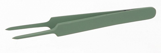 Пинцет прецизионный прямой, сверхострый, тефлоновое покрытие, 105 мм, 1 шт.