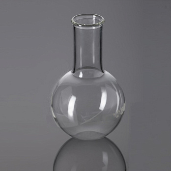 Колба круглодонная, 100 мл, d горла 26 мм, Glassco